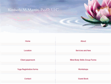 Tablet Screenshot of kimberlymmartinpsydllc.com